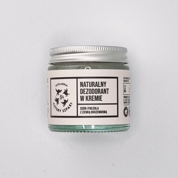 Naturalny dezodorant w kremie Cztery Szpaki z sodą oczyszczoną